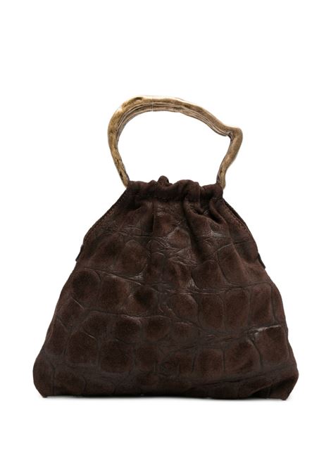 borsa delia pouch s donna marrone AUTENTICA 504 | DPSCR1249